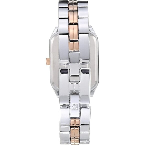 Women\'s Rose Gold Silver Stainless Steel Water Resistant Bracelet Watch main image 4